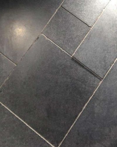 black limestone handcut tumbled