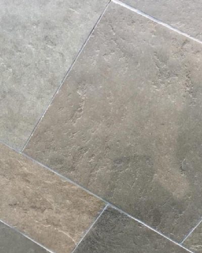 purbeck grey limestone aged flooring